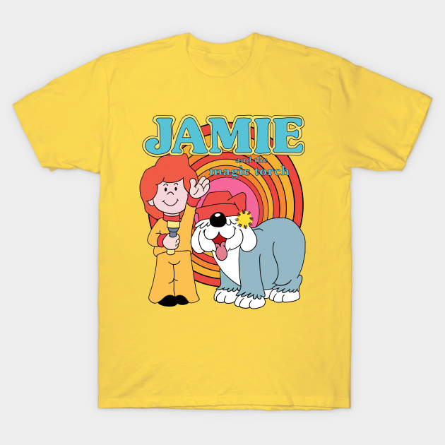 jamie and his magic torch t shirt
